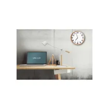 Wandklok Unilux Baltic hout wit