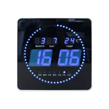 Wandklok Unilux Flo led 28cmx28cm