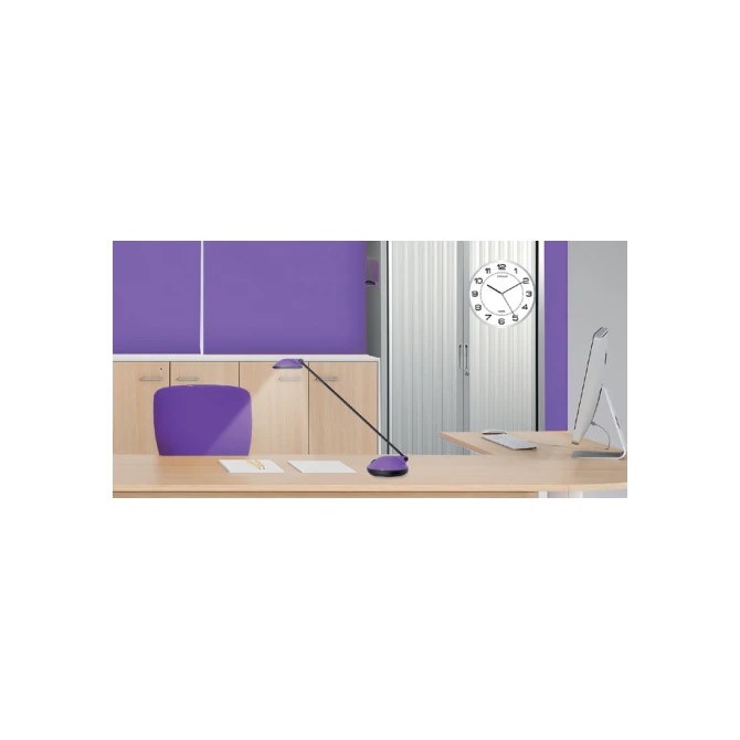 Wandklok Unilux Magnet Ø 30.5cm lichtgrijs/wit