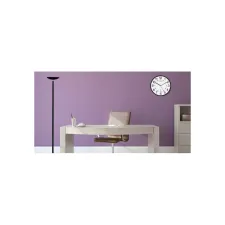 Wandklok Unilux Wave radio controlled Ø 30cm zwart/wit