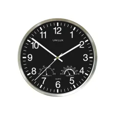 Wandklok Unilux Wetty grijs