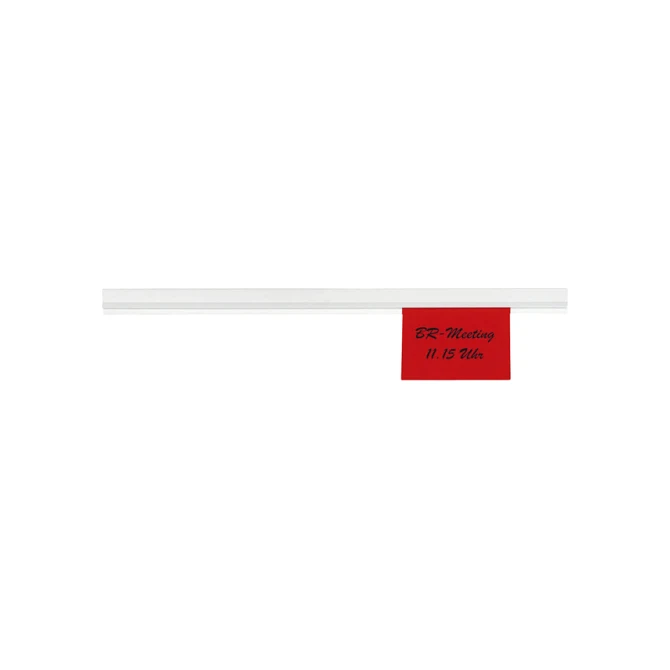 Wandlijst MAUL Express papierrail 50cm zelfklevend wit