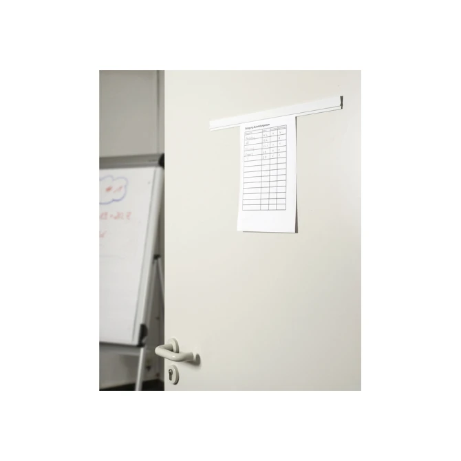 Wandlijst MAUL Express papierrail 50cm zelfklevend wit