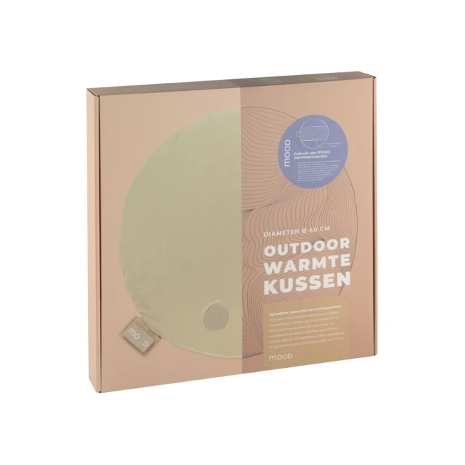 Warmtekussen Mood outdoor rond 40cm beige