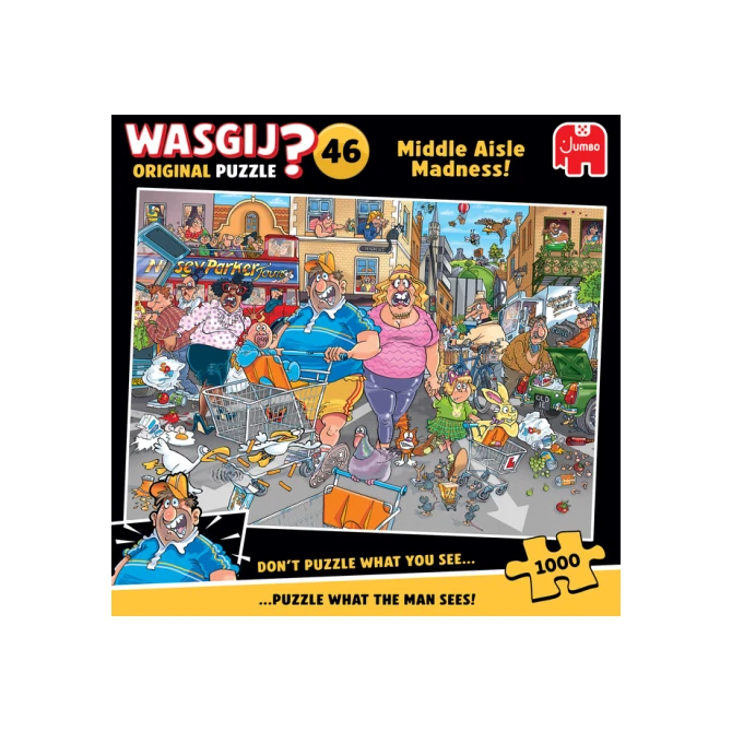 Wasgij Original 46 - Middle Aisle Madness 1000 st