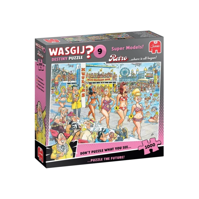 Wasgij Retro Destiny 9 - Super Models! 1000 st