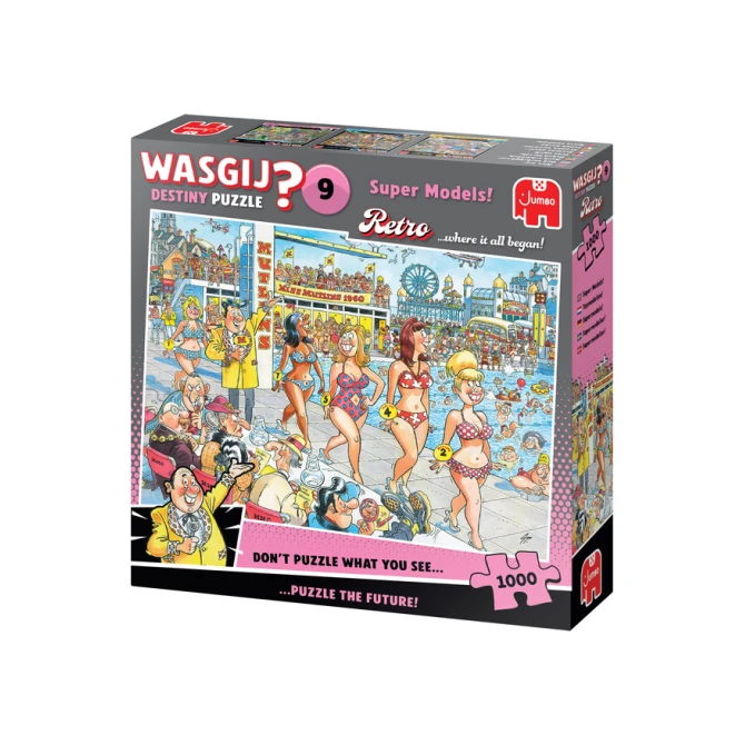 Wasgij Retro Destiny 9 - Super Models! 1000 st