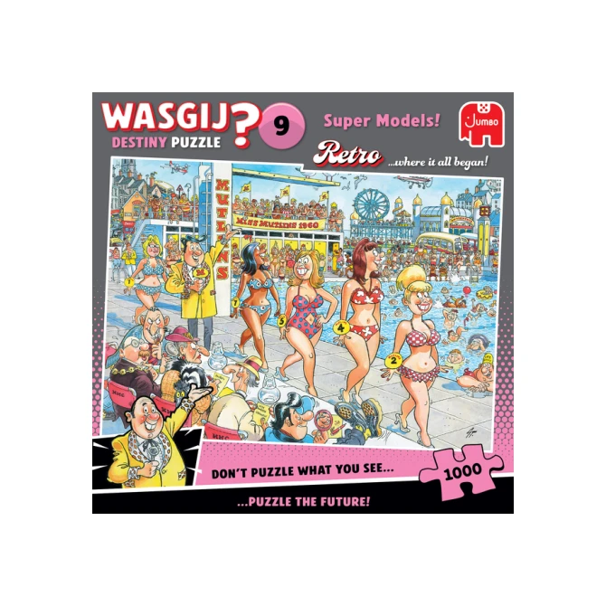 Wasgij Retro Destiny 9 - Super Models! 1000 st