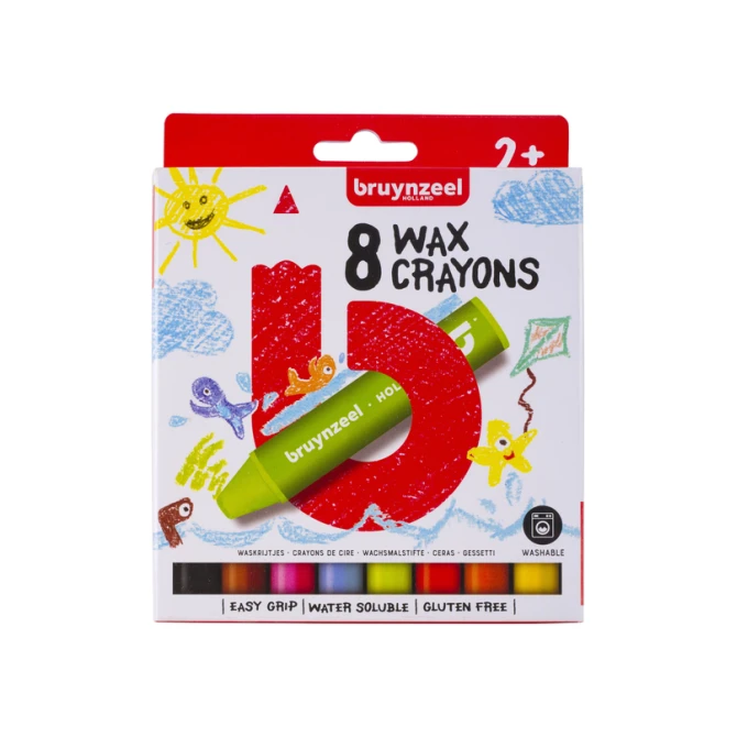 Waskrijt Bruynzeel Kids Pocoyo set à 8 kleuren