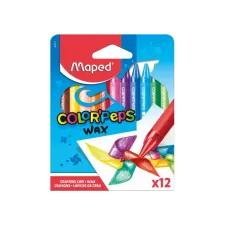 Waskrijt Maped Color'Peps Wax set á 12 kleuren