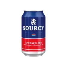 Water Sourcy rood blik 330ml