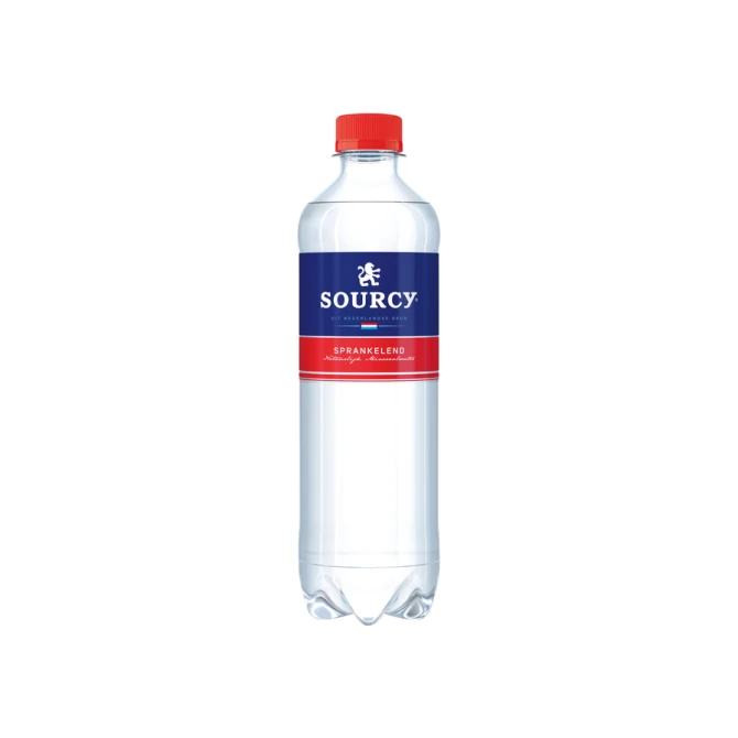 Water Sourcy rood petfles 500ml