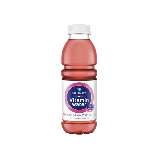 Water Sourcy vitamin framboos/granaatap fles 500ml