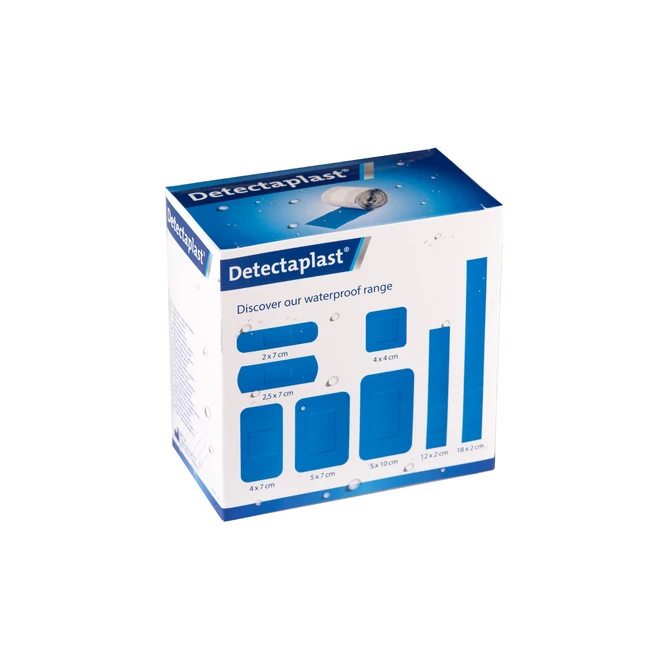 Waterafstotende blauwe pleister Detectaplast 6cmx5m