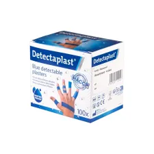 Waterafstotende blauwe pleister Detectaplast assorti 100 stuks