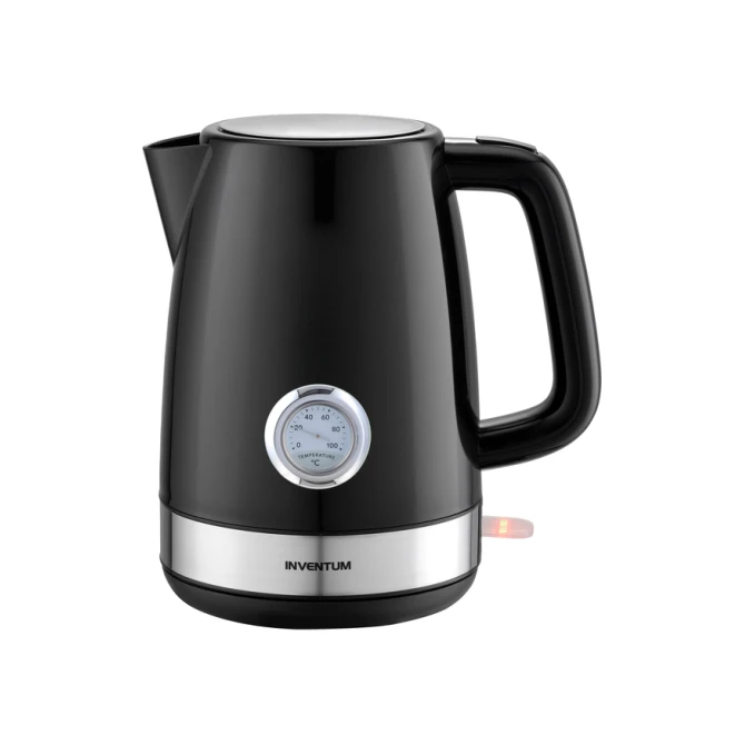 Waterkoker Inventum 1.7 liter zwart met rvs