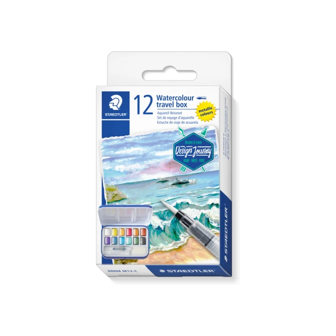 Waterverf Staedtler Design Journey set à 12 kleuren