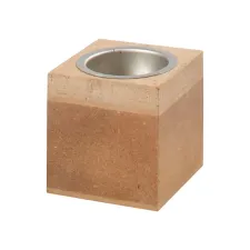 Waxinelichthouder Creativ Company 6x6x6cm MDF Waxinelichthouder Creativ Company 6x6x6cm MDF