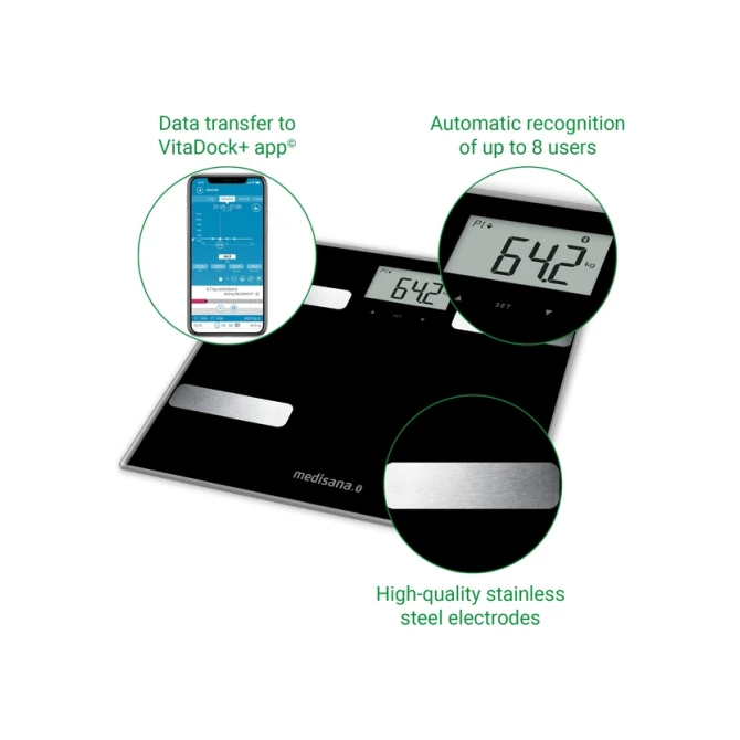 Weegschaal Medisana lichaamsanalyse BSA41 connect