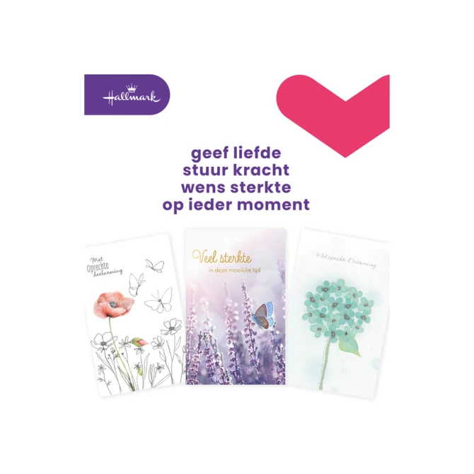Wenskaart Hallmark Business Box condoleance navulset à 10 stuks