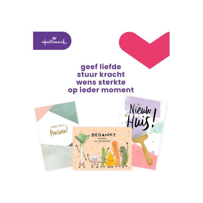 Wenskaart Hallmark Business Box diversen navulset à 12 stuks