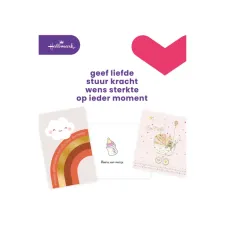 Wenskaart Hallmark Business Box geboorte dochter navulset à 6 stuks