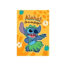 Wenskaart Hallmark uitnodiging Disney Stitch pak à 6 stuks