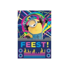 Wenskaart Hallmark uitnodiging Minions pak à 6 stuks
