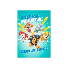 Wenskaart Hallmark uitnodiging Paw Patrol pak à 6 stuks