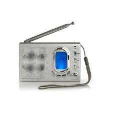 Wereldradio Nedis met wekker RDWR1000GY Wereldradio Nedis met wekker RDWR1000GY