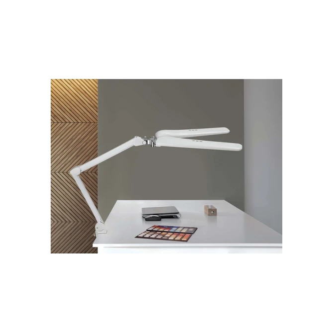 Werkpleklamp MAUL Craft duo LED tafelklem dimbaar wit