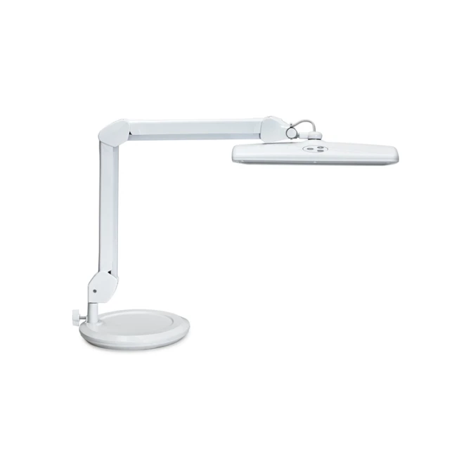 Werkpleklamp MAUL Intro LED dimbaar op voet wit