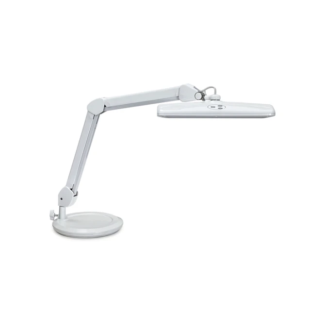 Werkpleklamp MAUL Intro LED dimbaar op voet wit