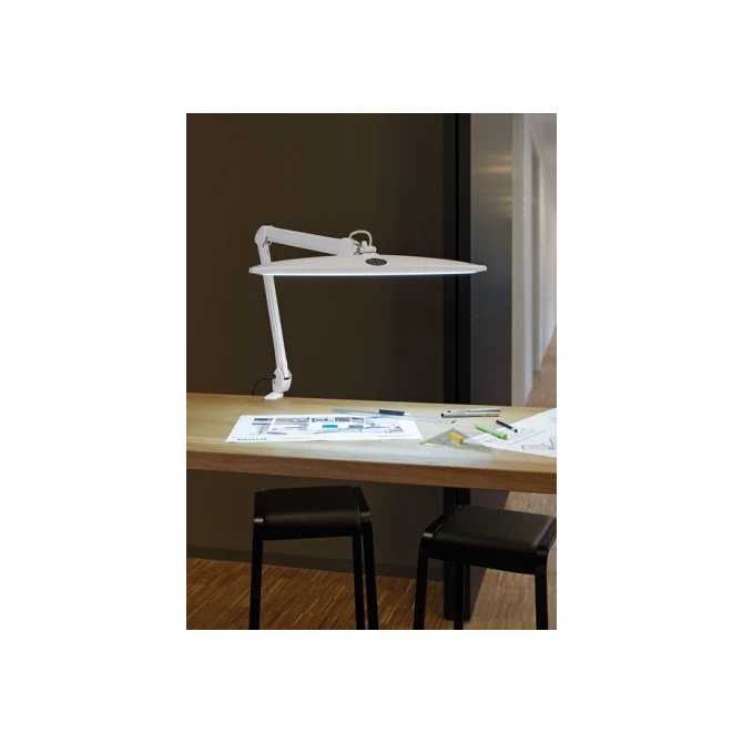 Werkpleklamp MAUL Work LED tafelklem dimbaar wit