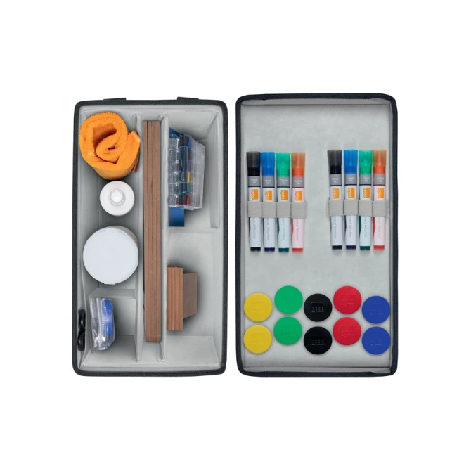 Whiteboard accessoire kit Nobo in draagtas