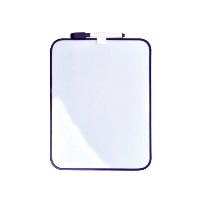 Whiteboard Desq 21.5x28cm + marker paars profiel