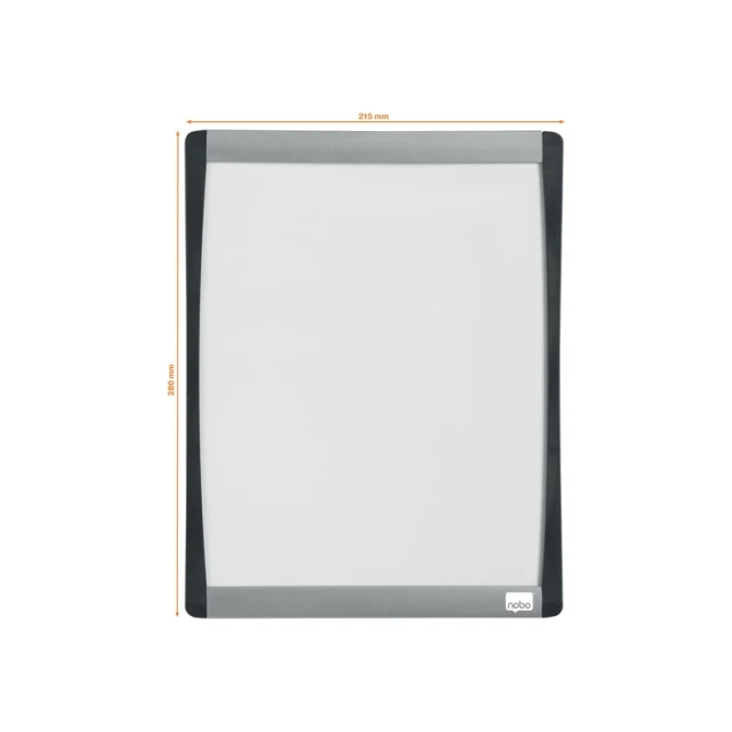 Whiteboard Nobo 28x21.5cm gewelfd