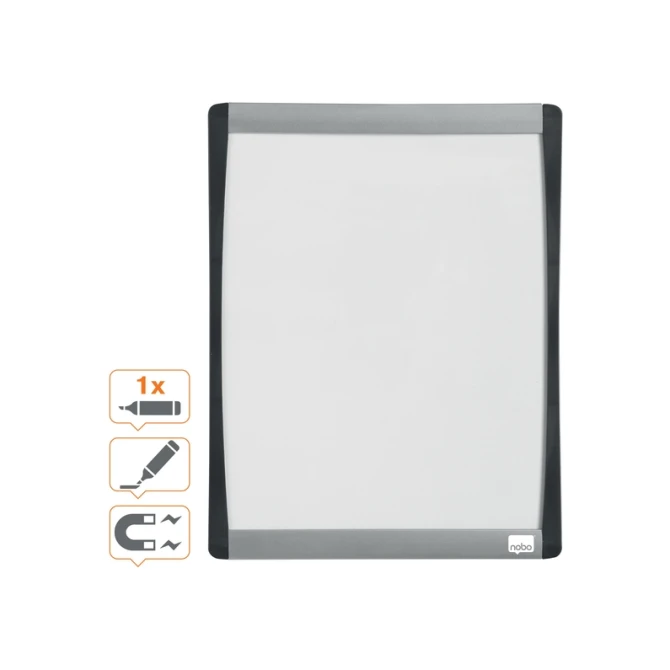 Whiteboard Nobo 28x21.5cm gewelfd