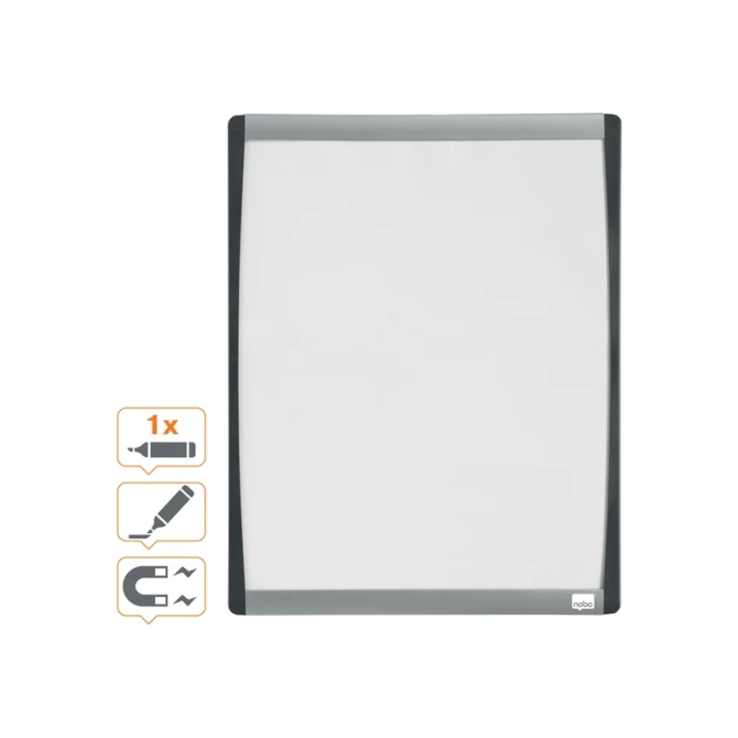 Whiteboard Nobo 35.5x28cm gewelfd
