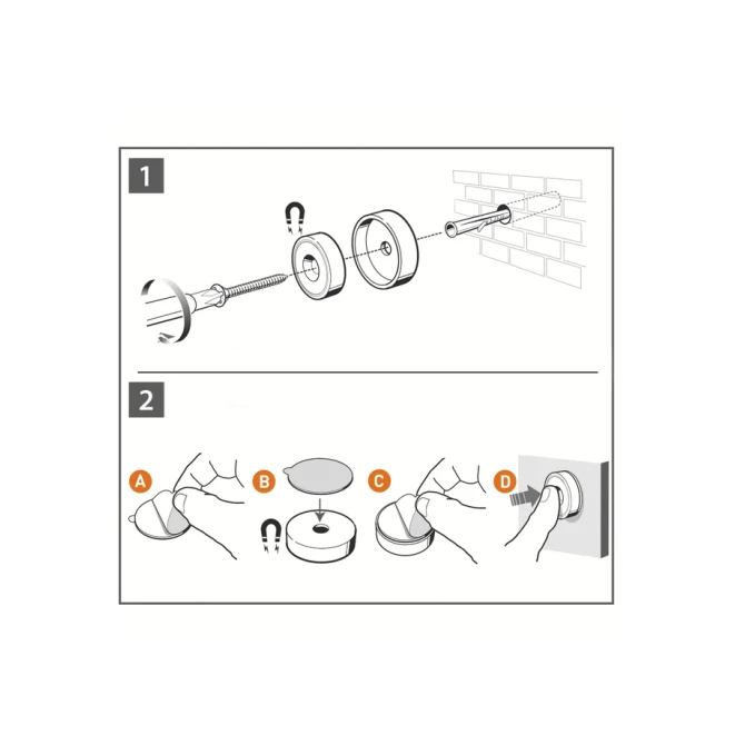 Whiteboard Nobo frameloos modulair 45x45cm
