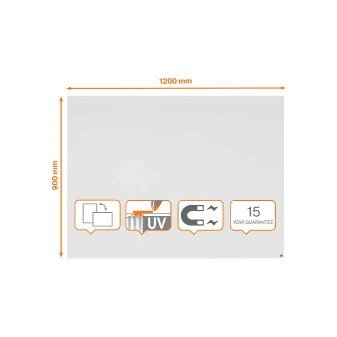 Whiteboard Nobo Infinity randloos 90x120cm