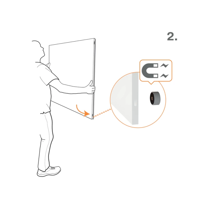 Whiteboard Nobo Infinity randloos 90x120cm