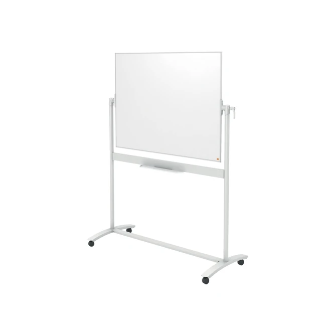 Whiteboard Nobo kantelbord mobiele 90x120cm staal