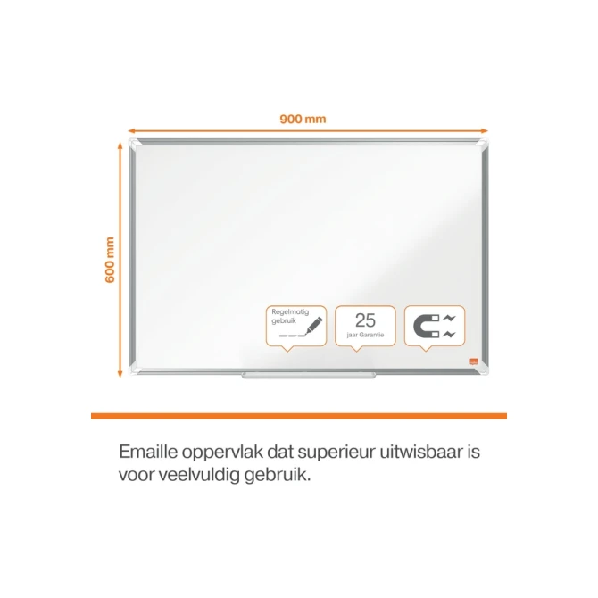 Whiteboard Nobo Premium Plus 60x90cm emaille