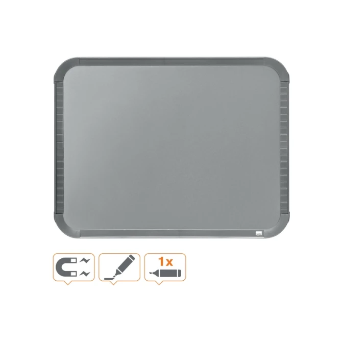 Whiteboard Nobo Slim Line 22x28cm zilver