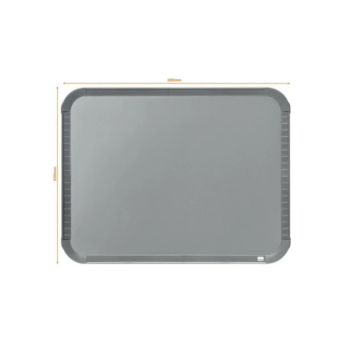 Whiteboard Nobo Slim Line 22x28cm zilver