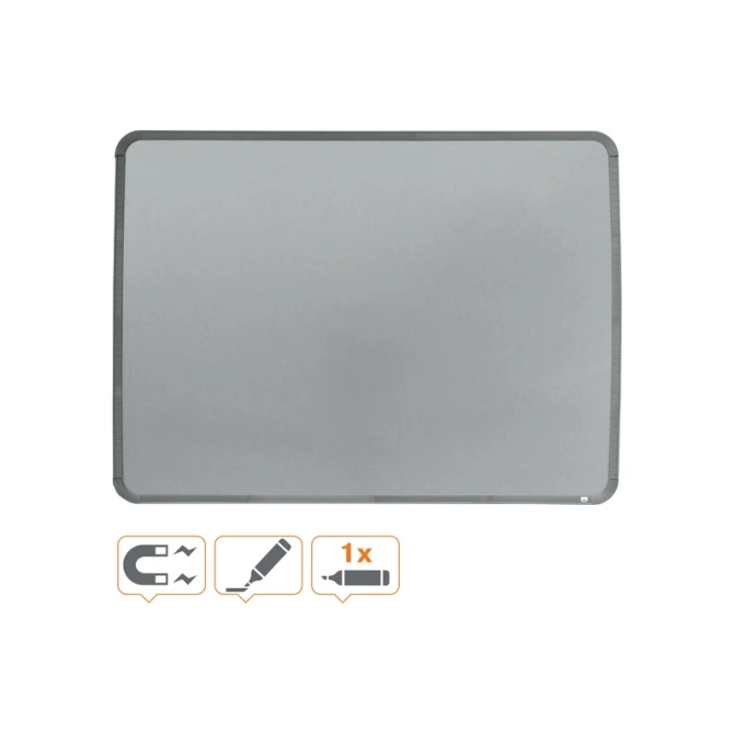 Whiteboard Nobo Slime Line 43x58cm zilver
