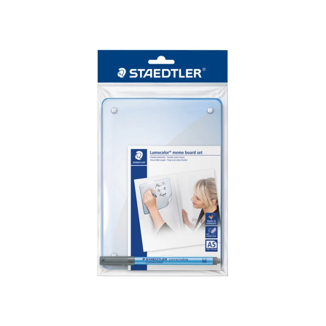 Whiteboard Staedtler Lumocolor memo A5 met pen 305