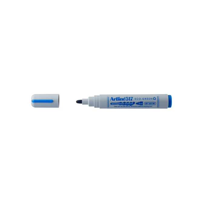 Whiteboardmarker Artline 517  Dry Safe Eco rond medium blauw