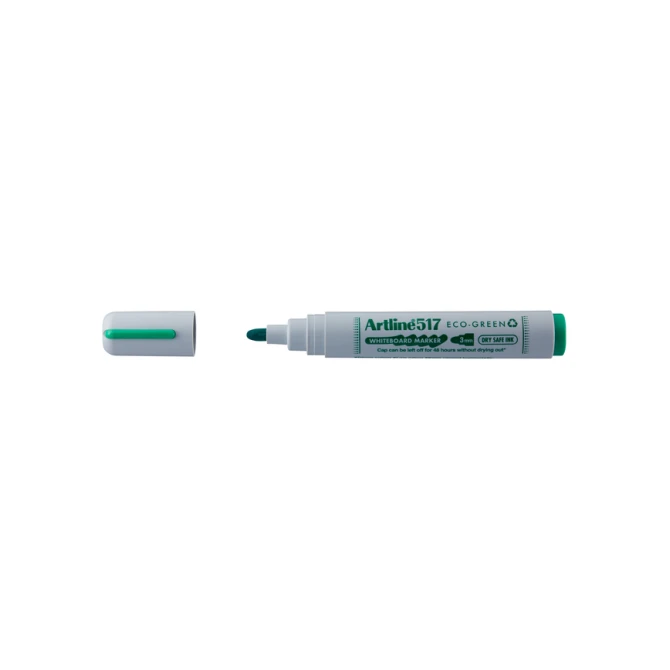 Whiteboardmarker Artline 517 Dry Safe Eco rond medium groen
